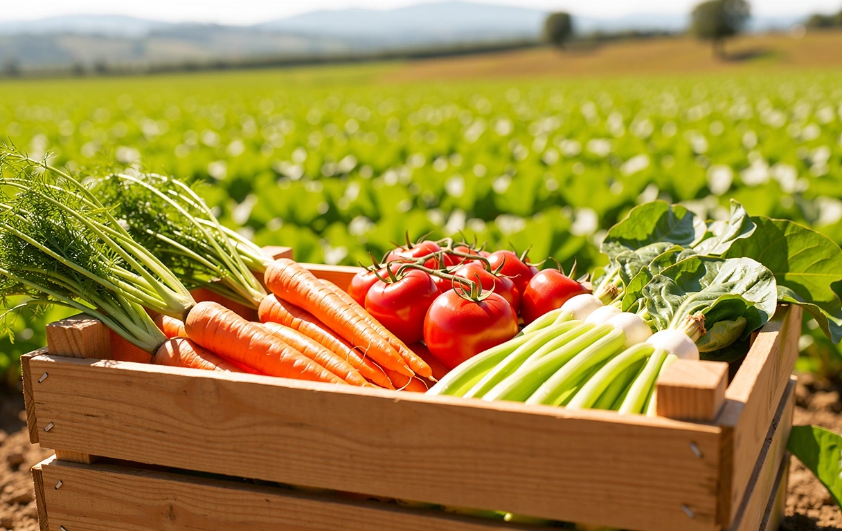 Verdure di stagione fresche